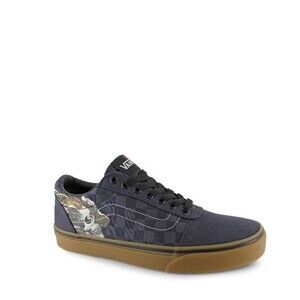 VANS Ward Low Snake Skull Charcoal/Gum Sole Sneakers Men Size 9 Womens 10.5 NWOB